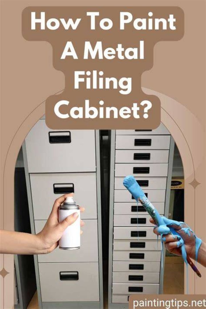Can I spray paint a file cabinet?