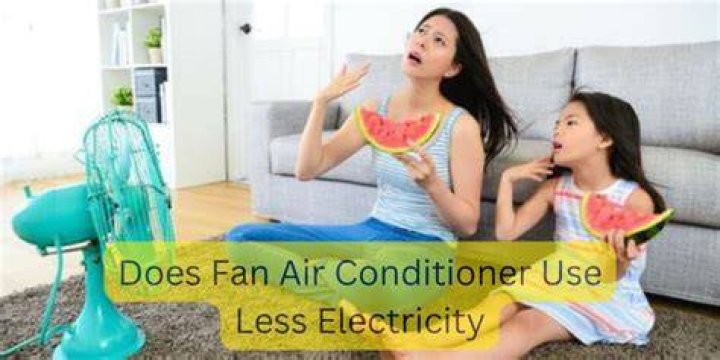 Does a fan or air conditioner use more electricity?
