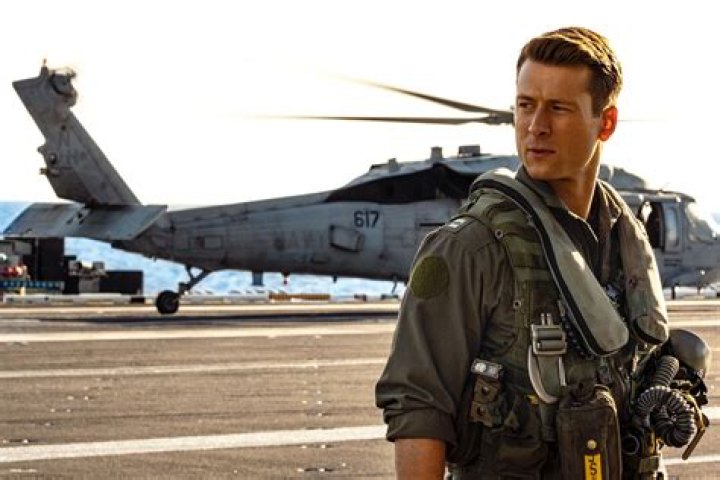 Glen Powell's pet Charlie