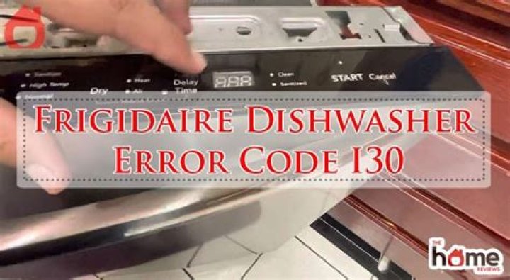 How do I fix the error code i30 on my Frigidaire dishwasher?