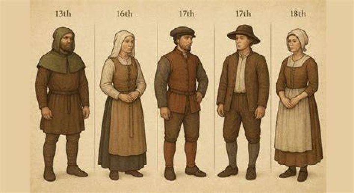 How do medieval peasants dress?