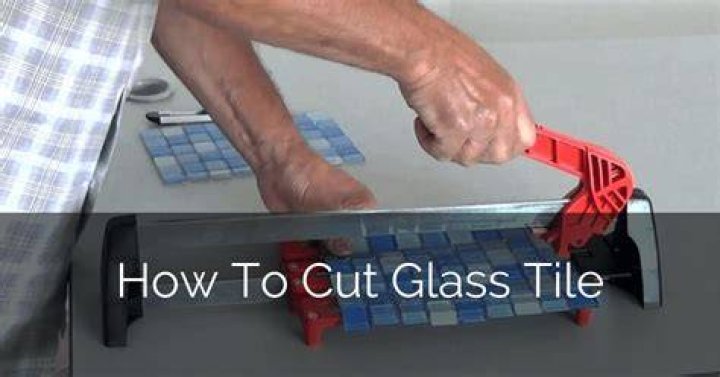 How do you cut glass tile without breaking it?