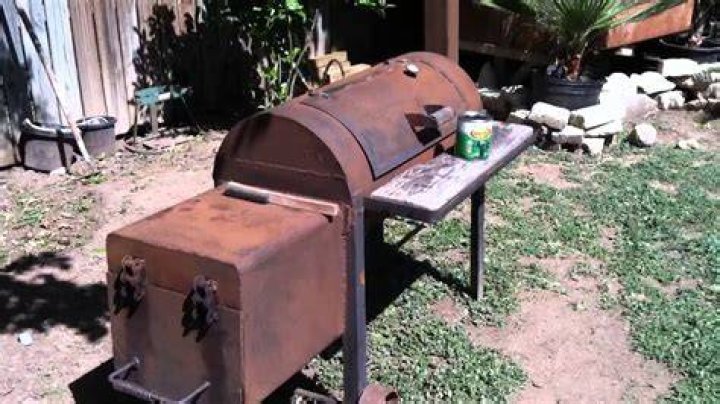 How do you paint a BBQ pit?