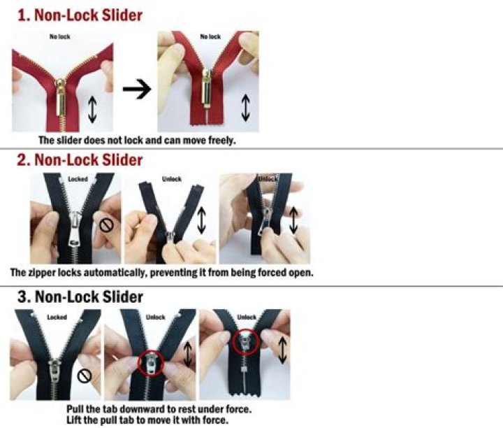 How do you zip a zipper without a slider?