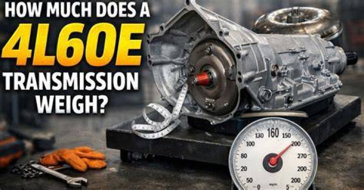 How much does a 4l60e transmission weigh?