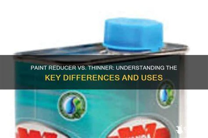Is thinner and reducer the same thing?