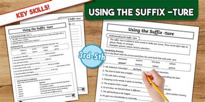 Is ture a suffix?