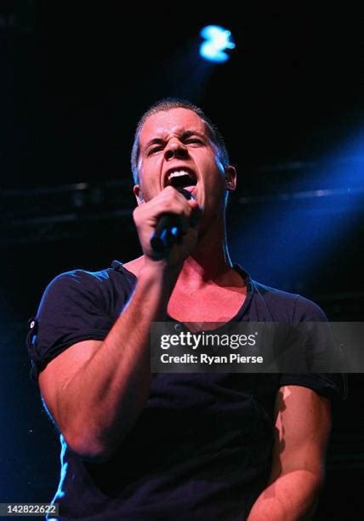 Johnny Ruffo performs live on stage as a support act to One Direction at The Brisbane Convention and Exhibition Centre on April 18, 2012 in Brisban...