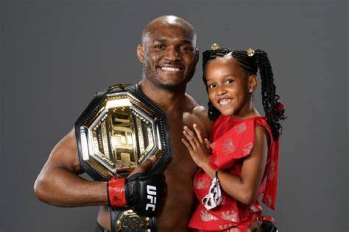 Kamaru Usman victory against Colby Covington? Kamaru Usman with his daughter and baby mama