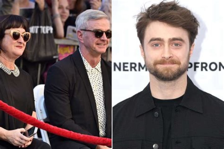 Radcliffe with his parents