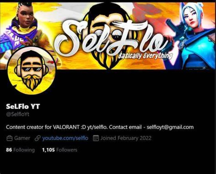 Valorant YouTuber SeLFlo net worth