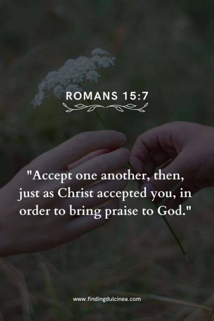 What are some Bible verses about acceptance?