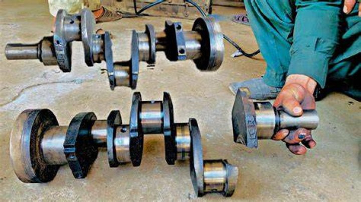 What can cause a bent crankshaft?
