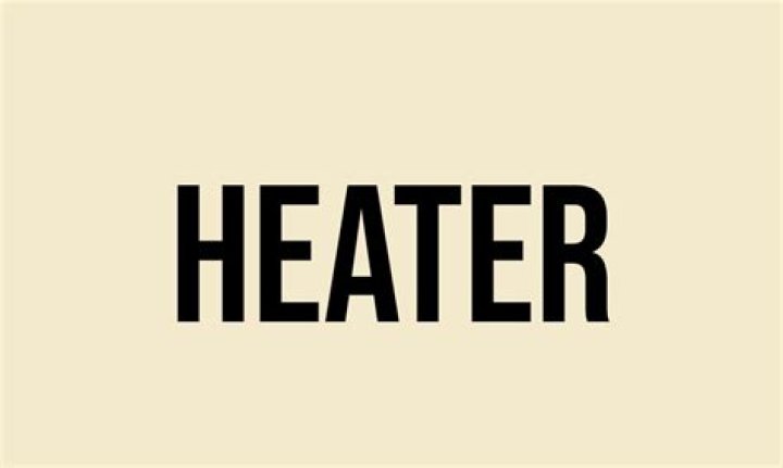 What does a heater mean in slang?