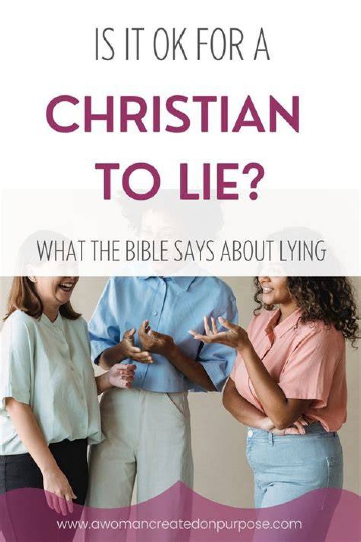 What does the Bible say about white lies?
