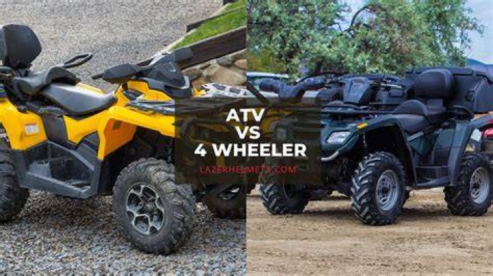 What is the difference between an ATV and a four wheeler?