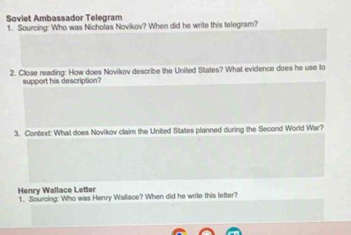 When did Nicholas Novikov write his telegram?