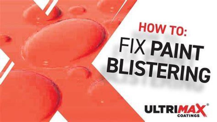 Why is my spray paint blistering?